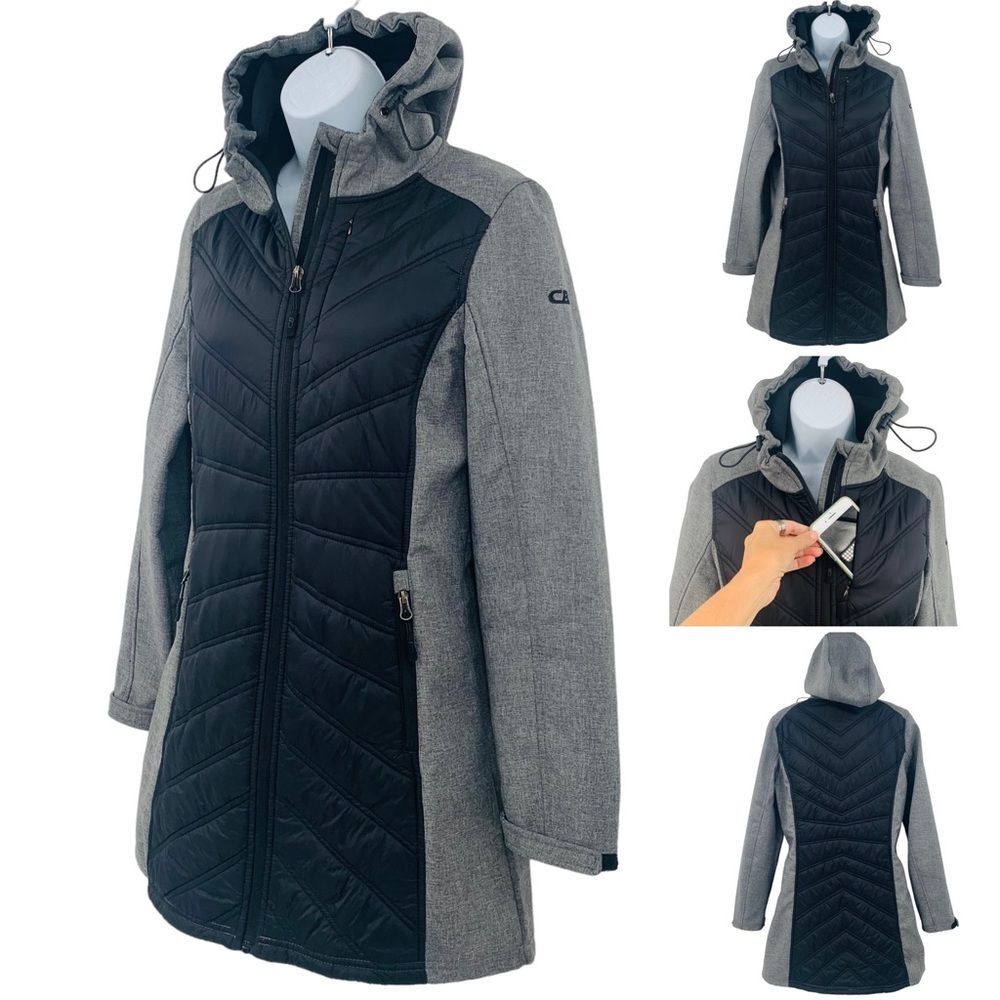 CB Sportswear Puffer/Perfomance Long Length Jacket Sz. M